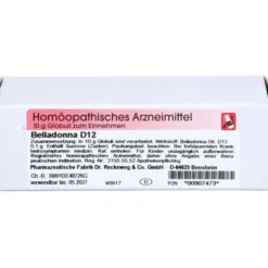 BELLADONNA D 12 Globuli 10 g