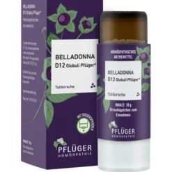 BELLADONNA D 12 Globuli Pflüger Globulispender 10 g