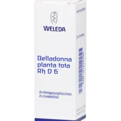 BELLADONNA PLANTA tota Rh D 6 Dilution 20 ml