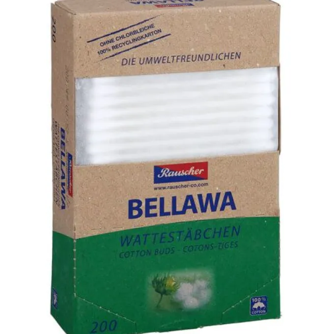 BELLAWA Natural Wattestäbchen 200 St