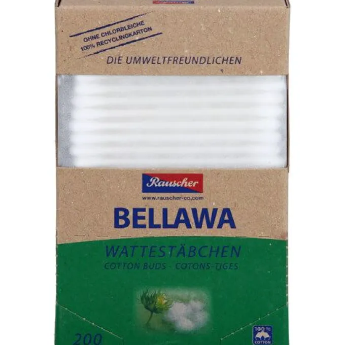BELLAWA Natural Wattestäbchen 200 St
