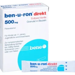 BEN-U-RON direkt 500 mg Granulat Erdbeer/Vanille 10 St