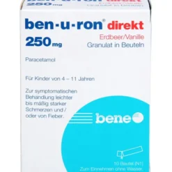 BEN-U-RON direkt 250 mg Granulat Erdbeer/Vanille 10 St