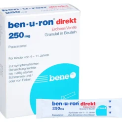 BEN-U-RON direkt 250 mg Granulat Erdbeer/Vanille 10 St