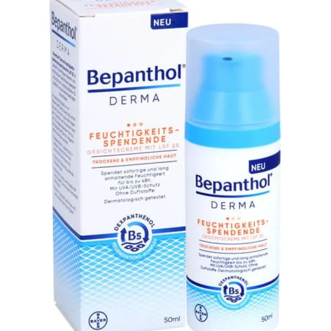 BEPANTHOL Derma feuchtigk.spend.Gesichtscre.LSF 25 50 ml