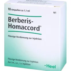 BERBERIS HOMACCORD Ampullen 10 St