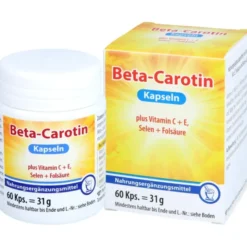 BETA CAROTIN KAPSELN+Vitamin C+E 60 Stück