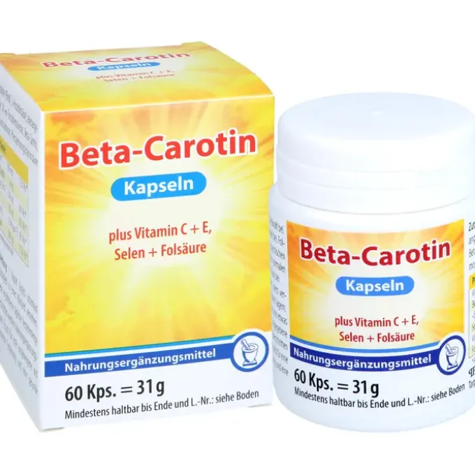 BETA CAROTIN KAPSELN+Vitamin C+E 60 Stück