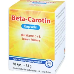 BETA CAROTIN KAPSELN+Vitamin C+E 60 Stück