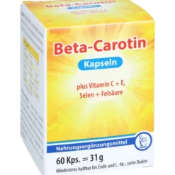 BETA CAROTIN KAPSELN+Vitamin C+E 60 Stück