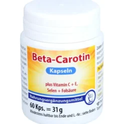 BETA CAROTIN KAPSELN+Vitamin C+E 60 Stück