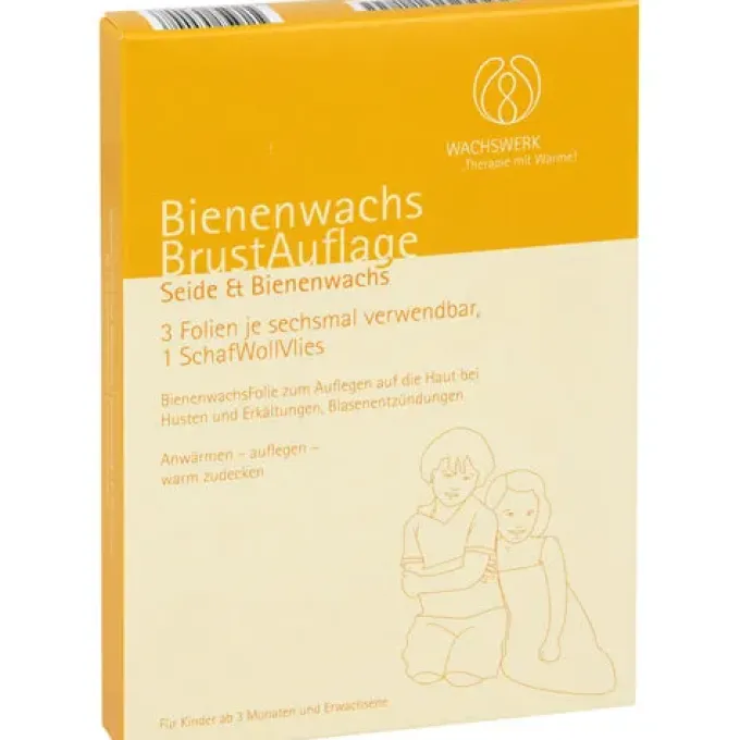 BIENENWACHS BRUSTAUFLAGE Scha/Woll/Vlies 3 St