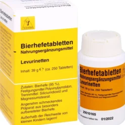 BIERHEFE TABLETTEN Levurinetten 250 Stück
