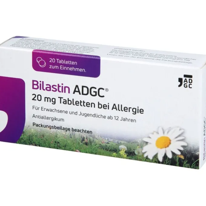 BILASTIN ADGC 20 mg Tabletten bei Allergie 20 St