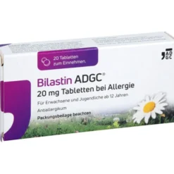 BILASTIN ADGC 20 mg Tabletten bei Allergie 20 St