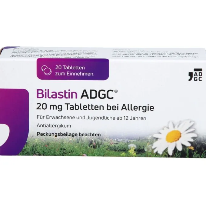 BILASTIN ADGC 20 mg Tabletten bei Allergie 20 St