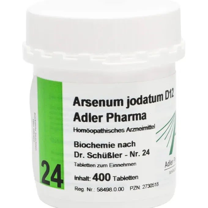 BIOCHEMIE Adler 24 Arsenum jodatum D 12 Tabletten 400 St