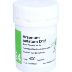 BIOCHEMIE Adler 24 Arsenum jodatum D 12 Tabletten 400 St