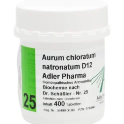 BIOCHEMIE Adler 25 Aurum chloratum natr.D 12 Tabl. 400 St