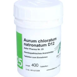 BIOCHEMIE Adler 25 Aurum chloratum natr.D 12 Tabl. 400 St