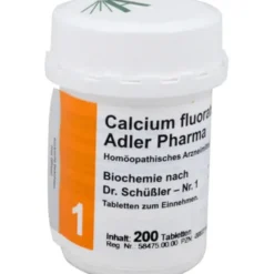 BIOCHEMIE Adler 1 Calcium fluoratum D 12 Tabletten 200 St