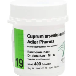 BIOCHEMIE Adler 19 Cuprum arsenicosum D 12 Tabl. 400 St