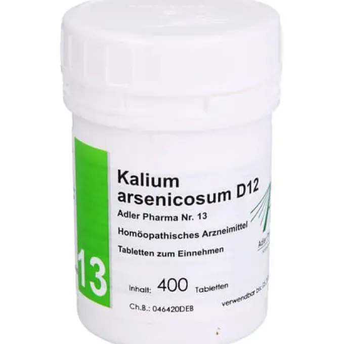 BIOCHEMIE Adler 13 Kalium arsenicosum D 12 Tabl. 400 St