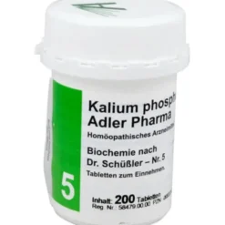 BIOCHEMIE Adler 5 Kalium phosphoricum D 6 Tabl. 200 St