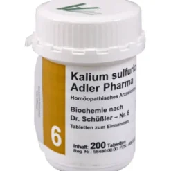 BIOCHEMIE Adler 6 Kalium sulfuricum D 6 Tabletten 200 St