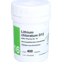 BIOCHEMIE Adler 16 Lithium chloratum D 12 Tabl. 400 St
