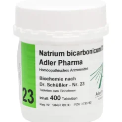 BIOCHEMIE Adler 23 Natrium bicarbonicum D 12 Tabl. 400 St
