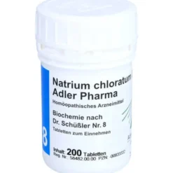 BIOCHEMIE Adler 8 Natrium chloratum D 6 Tabletten 200 St