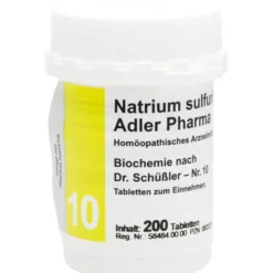 BIOCHEMIE Adler 10 Natrium sulfuricum D 6 Tabl. 200 St