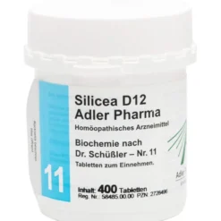 BIOCHEMIE Adler 11 Silicea D 12 Tabletten 400 St