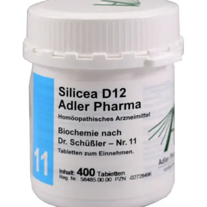 BIOCHEMIE Adler 11 Silicea D 12 Tabletten 400 St