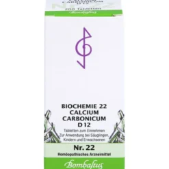 BIOCHEMIE 22 Calcium carbonicum D 12 Tabletten 200 St