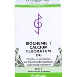 BIOCHEMIE 1 Calcium fluoratum D 6 Tabletten 500 St