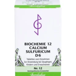 BIOCHEMIE 12 Calcium sulfuricum D 6 Tabletten 500 St