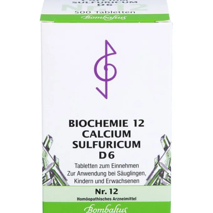 BIOCHEMIE 12 Calcium sulfuricum D 6 Tabletten 500 St