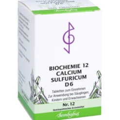 BIOCHEMIE 12 Calcium sulfuricum D 6 Tabletten 500 St