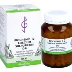 BIOCHEMIE 12 Calcium sulfuricum D 6 Tabletten 500 St