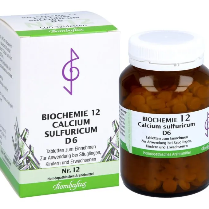BIOCHEMIE 12 Calcium sulfuricum D 6 Tabletten 500 St
