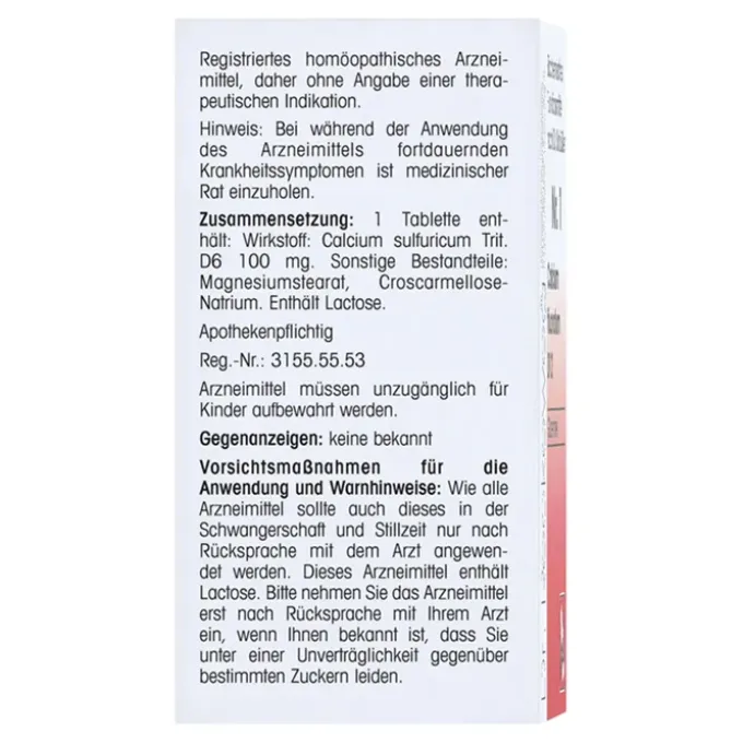 BIOCHEMIE 12 Calcium sulfuricum D 6 Tabletten 200 St