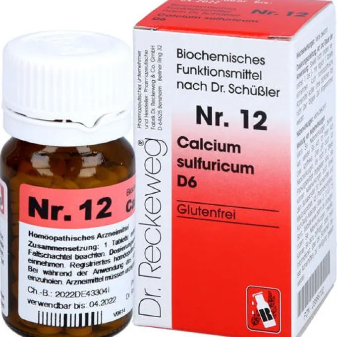 BIOCHEMIE 12 Calcium sulfuricum D 6 Tabletten 200 St
