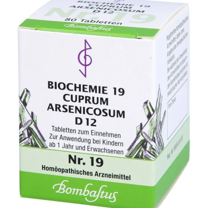 BIOCHEMIE 19 Cuprum arsenicosum D 12 Tabletten 80 St