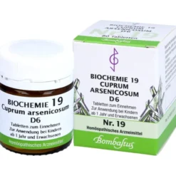 BIOCHEMIE 19 Cuprum arsenicosum D 6 Tabletten 80 St