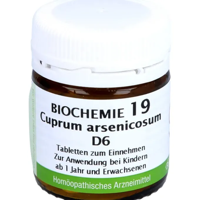 BIOCHEMIE 19 Cuprum arsenicosum D 6 Tabletten 80 St