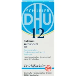 BIOCHEMIE DHU 12 Calcium sulfuricum D 6 Tabletten 80 St