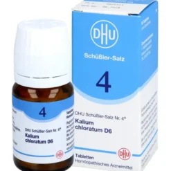 BIOCHEMIE DHU 4 Kalium chloratum D 6 Tabletten 80 St