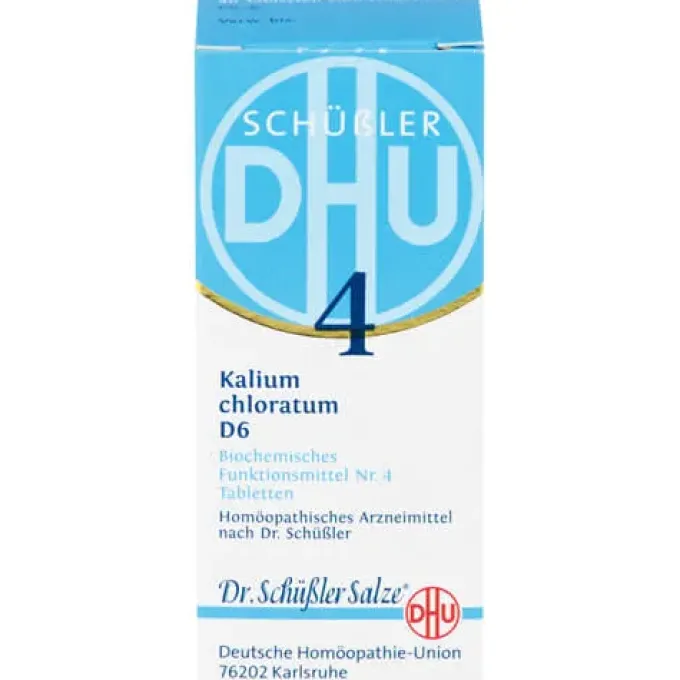 BIOCHEMIE DHU 4 Kalium chloratum D 6 Tabletten 80 St